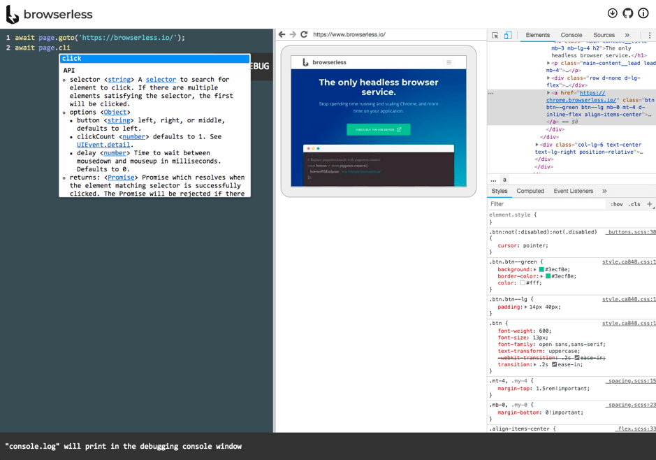 Browserless Code