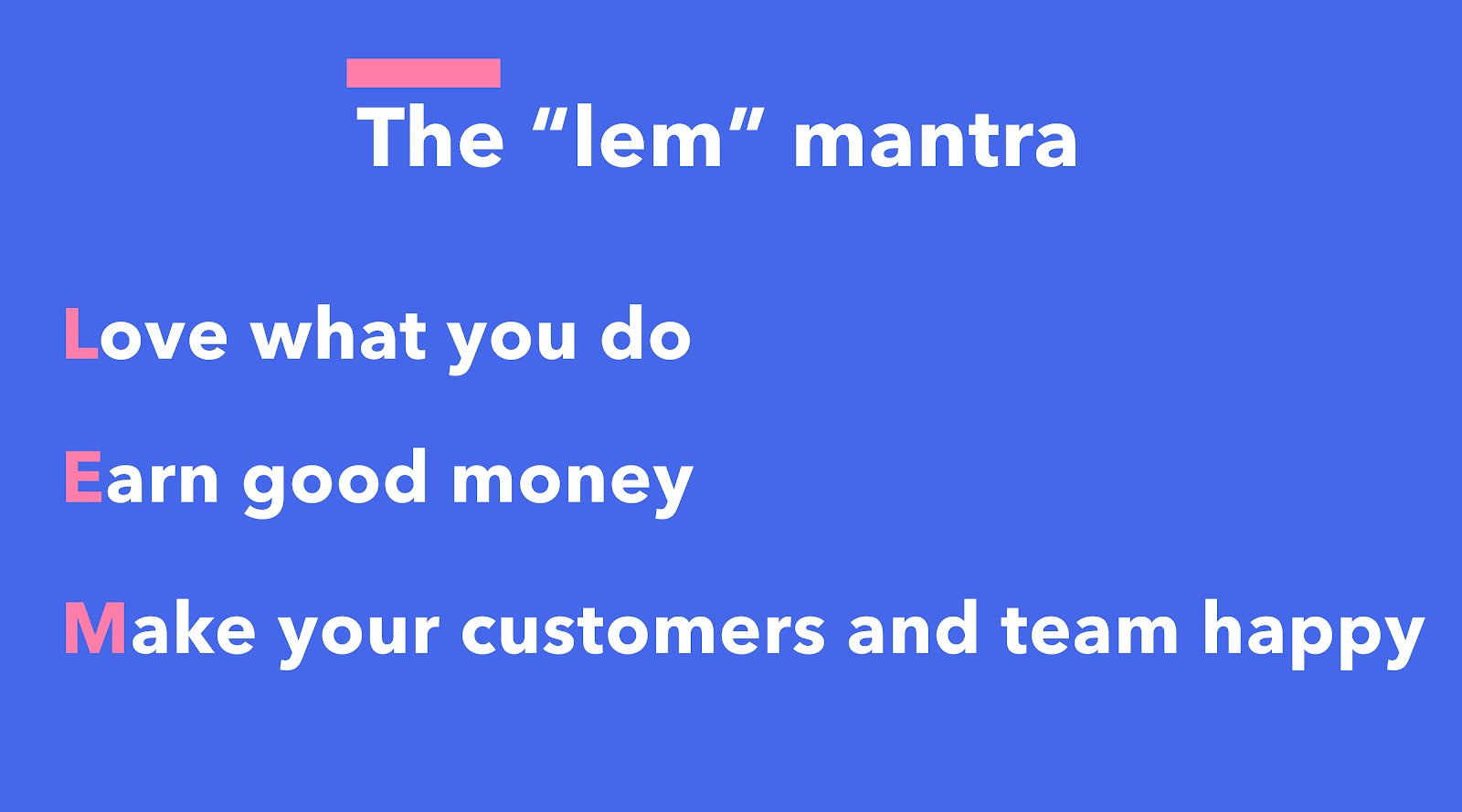 The "lem" mantra