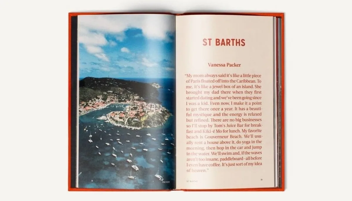 Coffee table book by Away