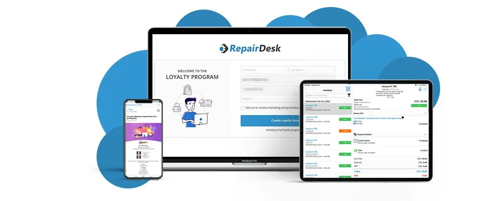 RepairDesk on different platforms