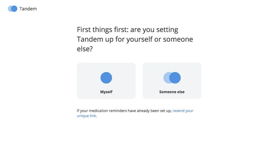 Tandem App Website