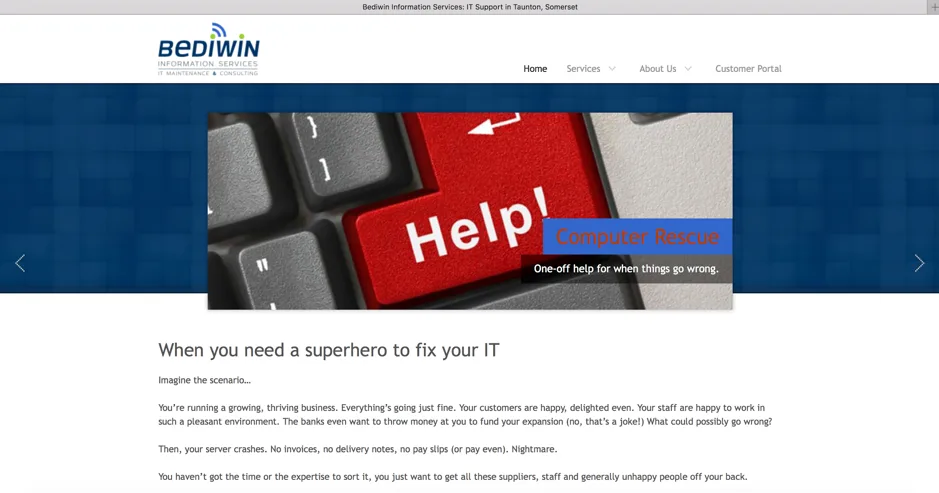 Bediwin Information Services Website