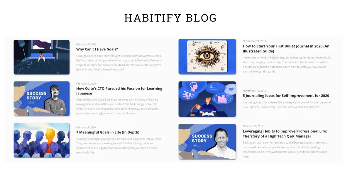 Habitify's blog