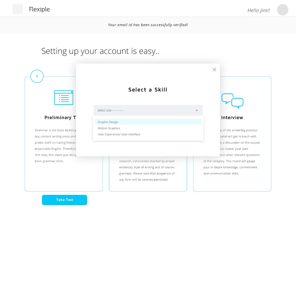 Flexiple’s first version