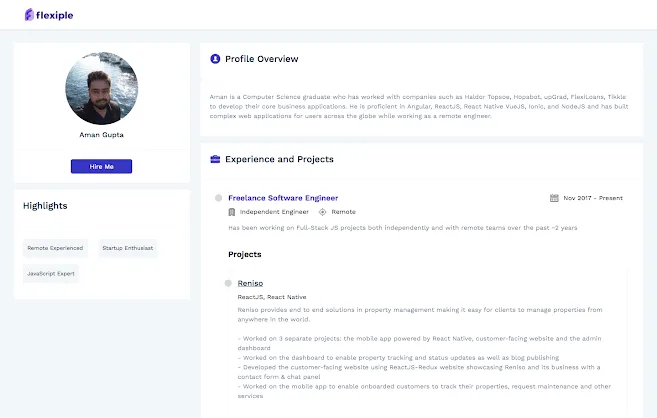 Flexiple Founder