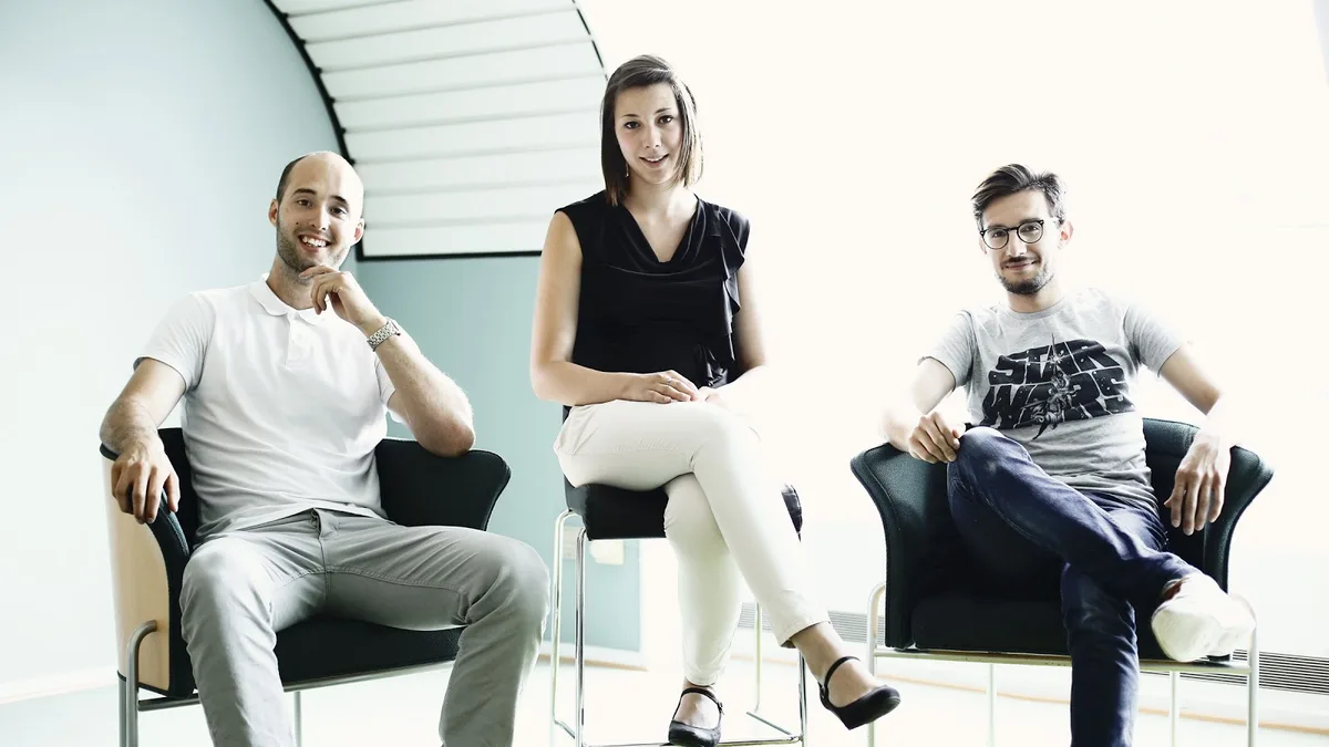 Kasper, Yana and Stefan at Denmark