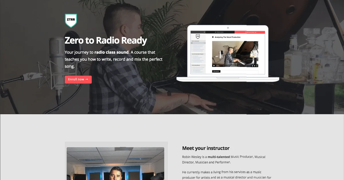 Urban Masterclass First Sales Page