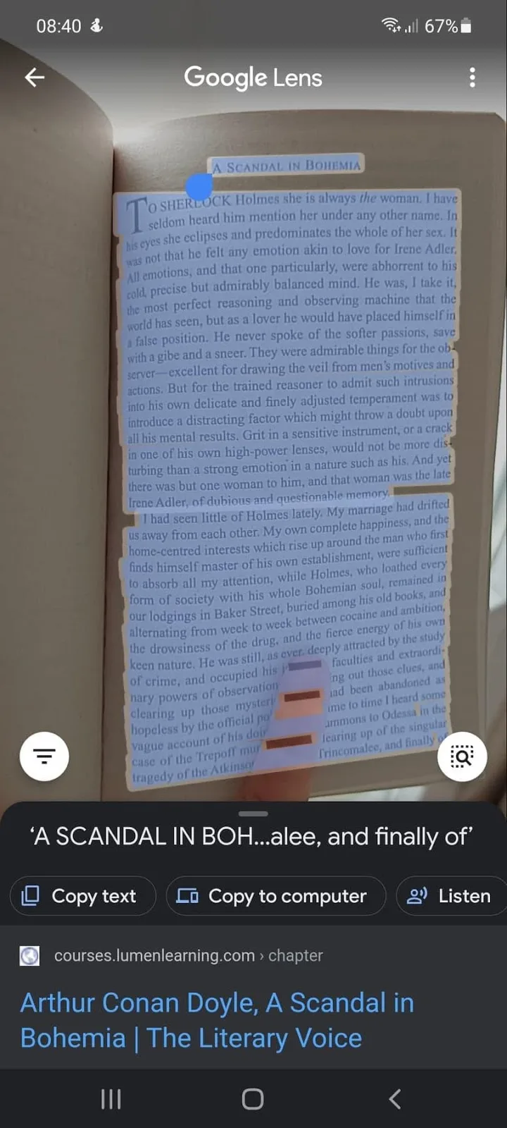 Google Lens app