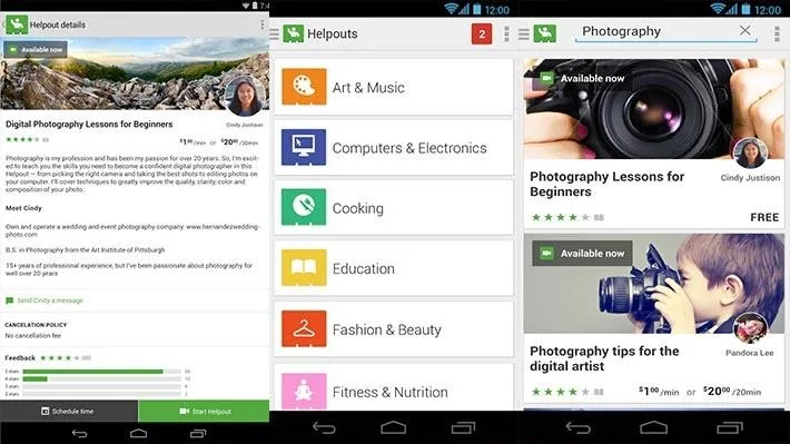 Google Helpouts