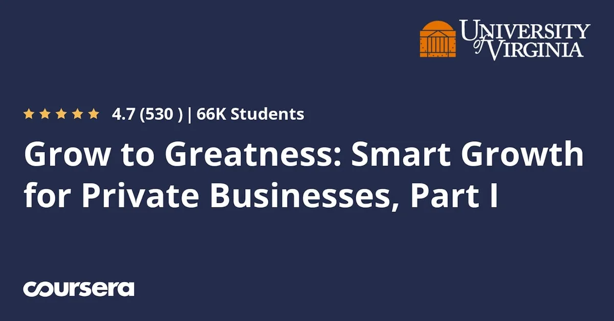 Online courses for entrepreneurs #20: Grow To Greatness