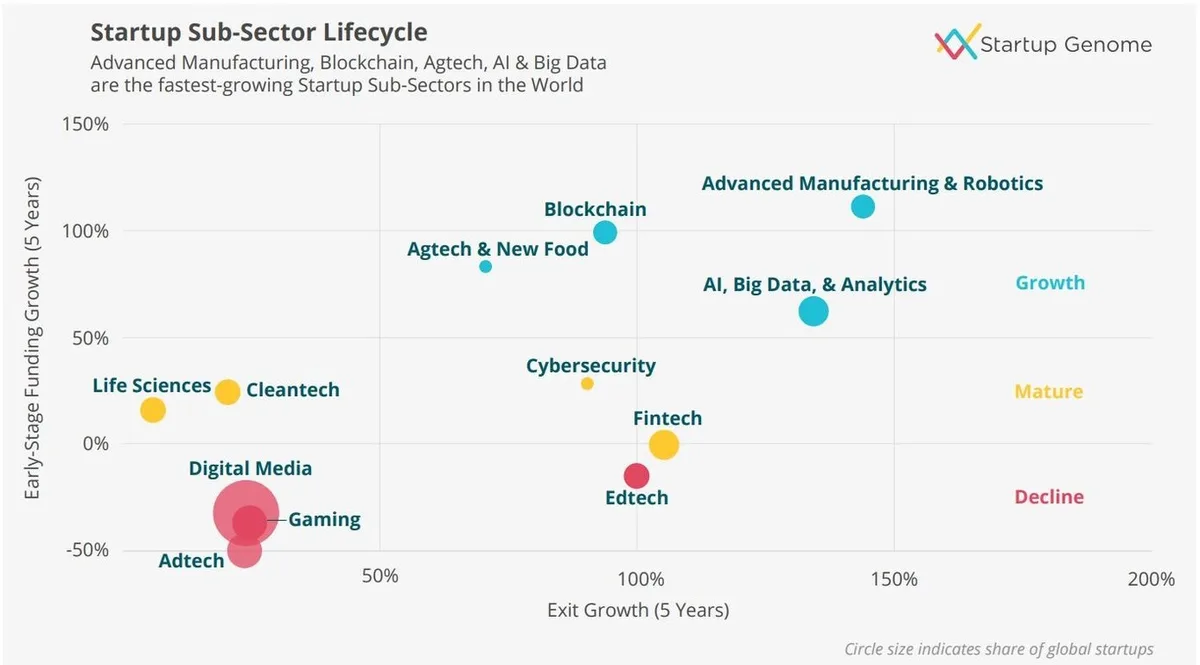 Startup Sub-Sector Lifecycle