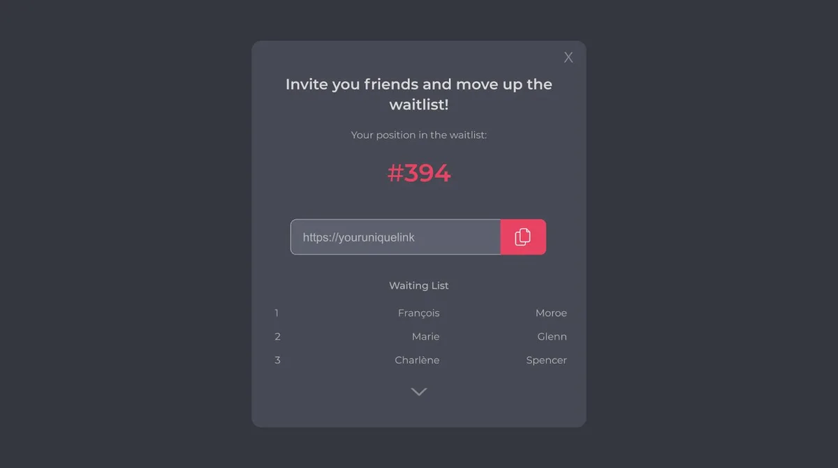 Viral waitlist