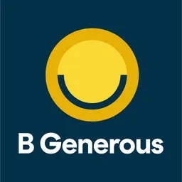B Generous logo