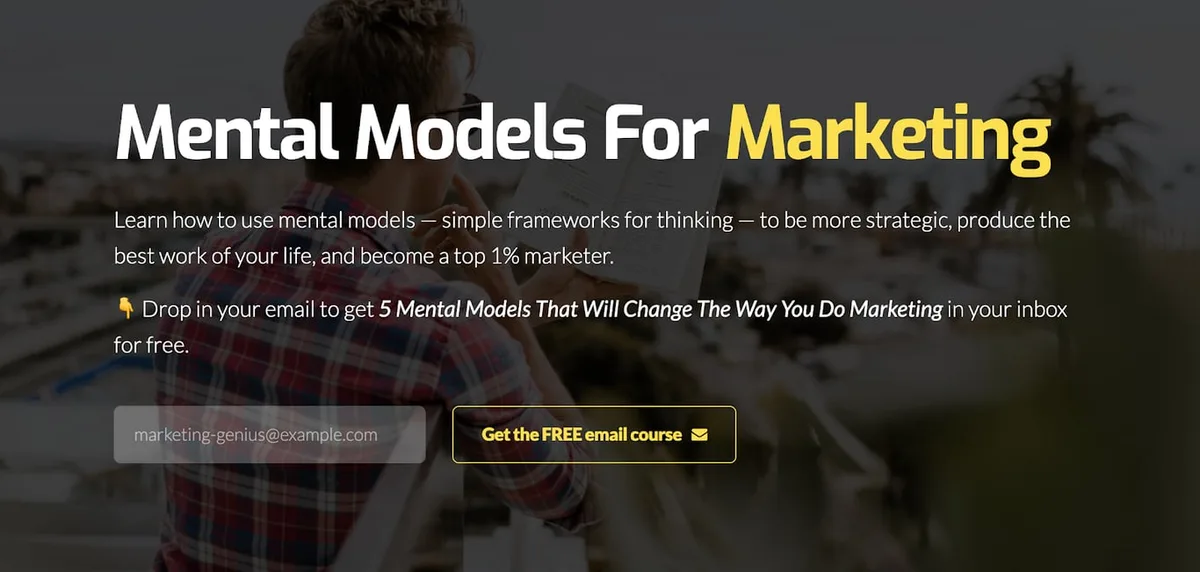 Entrepreneur online courses #11: Mental Models For Marketing